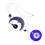 2 Teile Evil Eye Auto Hängendes Ornament Wand Anhänger 10