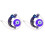 2 Teile Evil Eye Auto Hängendes Ornament Wand Anhänger 4