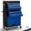 AREBOS AREBOS 9-Drawer Combo Tool Cabinet Garage Tool Chest with Wheels Workshop Tool Storage Lockable Black-Blue 1