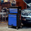 AREBOS AREBOS 9-Drawer Combo Tool Cabinet Garage Tool Chest with Wheels Workshop Tool Storage Lockable Black-Blue 8