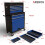 AREBOS AREBOS 9-Drawer Combo Tool Cabinet Garage Tool Chest with Wheels Workshop Tool Storage Lockable Black-Blue 10