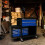 AREBOS AREBOS 9-Drawer Combo Tool Cabinet Garage Tool Chest with Wheels Workshop Tool Storage Lockable Black-Blue 11