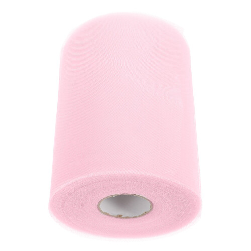 Pink Tüll Stoffrollen Polyester Für Blumenverpackung 1