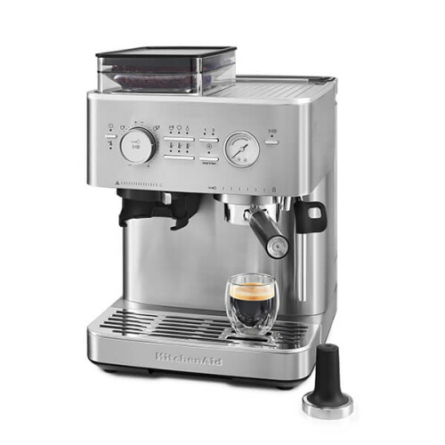 KitchenAid KitchenAid Semi-Auto Espresso & Grinder, Silver 1