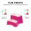 Tuffex Children's Step Stool Two-Step for Kids Multipurpose Footstool for Kitchen & Bath - Pink 5