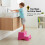 Tuffex Children's Step Stool Two-Step for Kids Multipurpose Footstool for Kitchen & Bath - Pink 4
