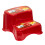 Tuffex Children's Step Stool Two-Step for Kids Multipurpose Footstool for Kitchen & Bath  - Red 1