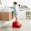 Tuffex Children's Step Stool Two-Step for Kids Multipurpose Footstool for Kitchen & Bath  - Red 5