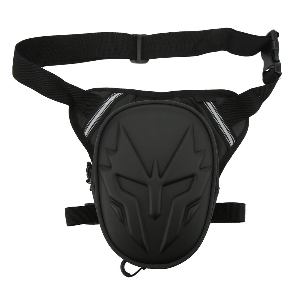 Pvc Matte Drop Leg Bag For Motorcycle, Multifunctional, Black 6901353832345