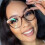 Blue Light Blocking Glasses for Women, TR90 Aluminum, Red 4