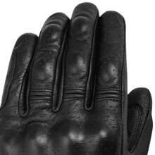 Full Leather Cold Weather Riding Gloves, Anti Slip, Black XL