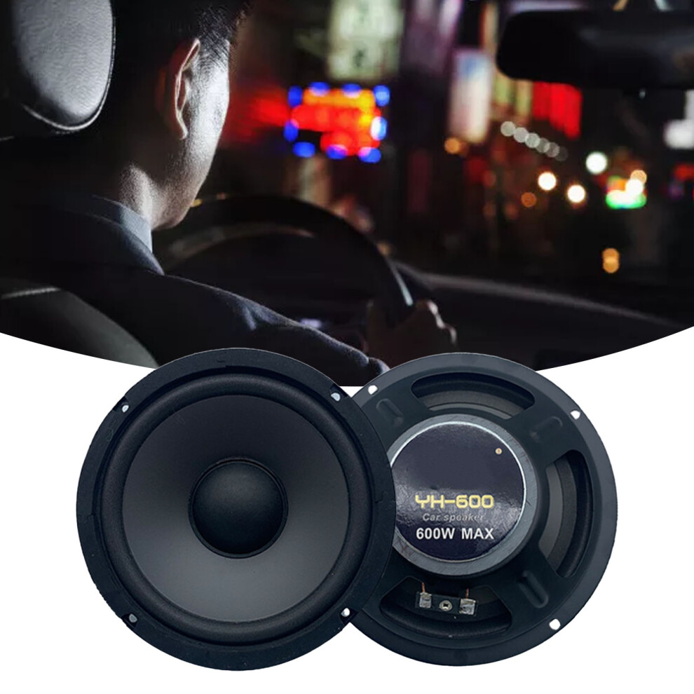 Durable 6.5In 600W Universal Coaxial Speakers For Cars - Clear Audio 6911353833563