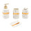 SQ Professional (Gold ) Durane Marbled Bathroom Set 4Pcs 1
