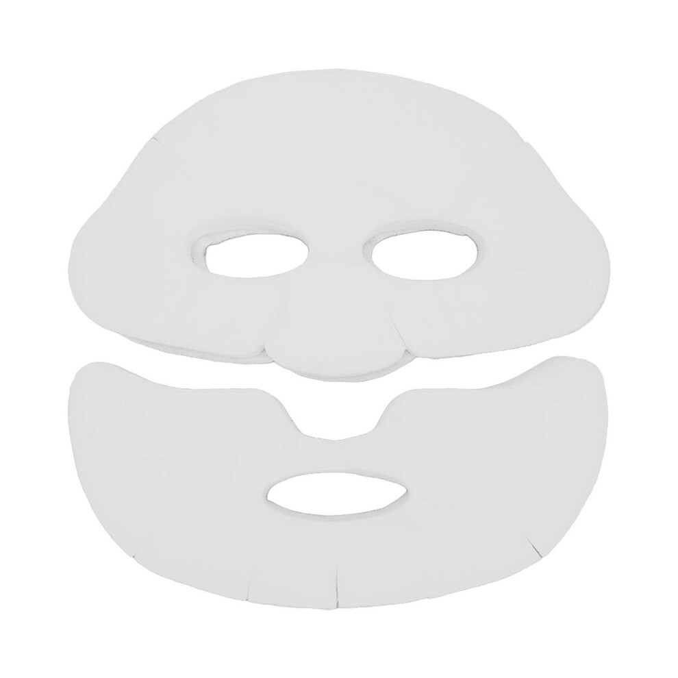 Unisex Pre Cut Silk Facial Mask Sheets For Diy Skin Care - Upper & Lower Face Spa Set