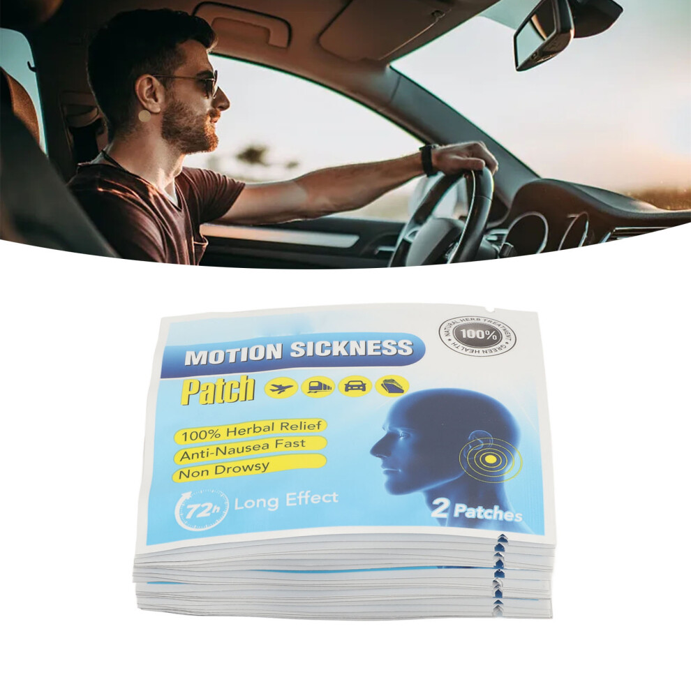 Easy-to-Use 40pcs Herbal Seasickness Patches for Various Transports