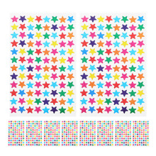 2Pak Kleine Glanzende Sterstickers Voor Leerkracht En Knutselprojecten