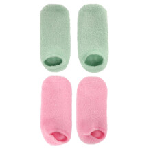 Gel-Socken-Set Pink & Grün, 2 Stück, Einheitsgröße