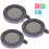 3Pcs Scratch-Resistant Purple Camera Lens Protector with Rhinestones 6