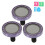3Pcs Scratch-Resistant Purple Camera Lens Protector with Rhinestones 8