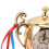 Retro Trophy Clock, Gold, 8.5x8.5cm Base, 21cm Tall 4