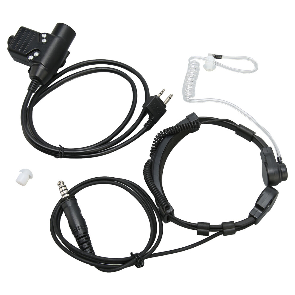 U94 Ptt Adapter With Throat Mic Earpiece For Alan Midland Radios 8451353838321