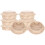 Multi Function Meubelonderleggers Lichtbruin 8 Stuks 4