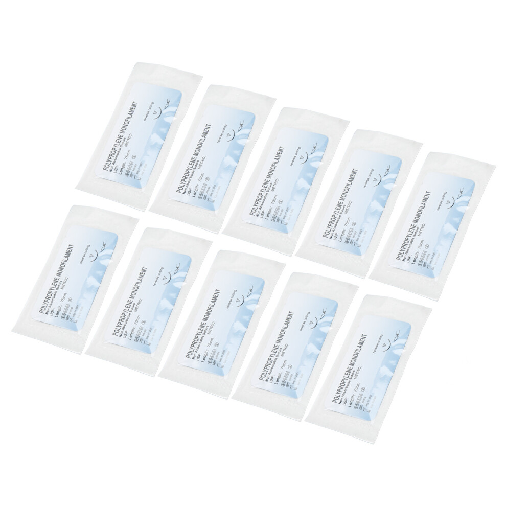 12pcs Polypropylene Suture Practice Thread 2/0 Wound Closure Kit