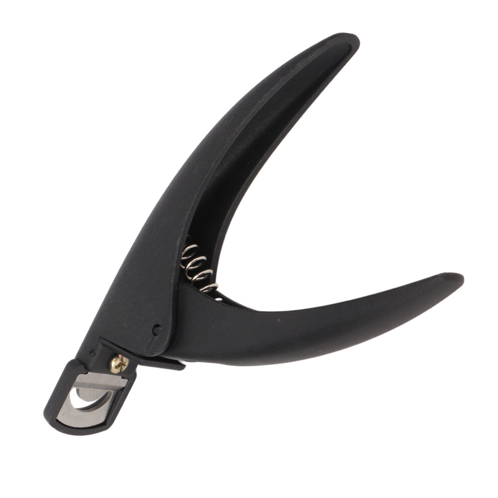 Stainless Steel Portable Nail Tip Cutter for Manicure, Black