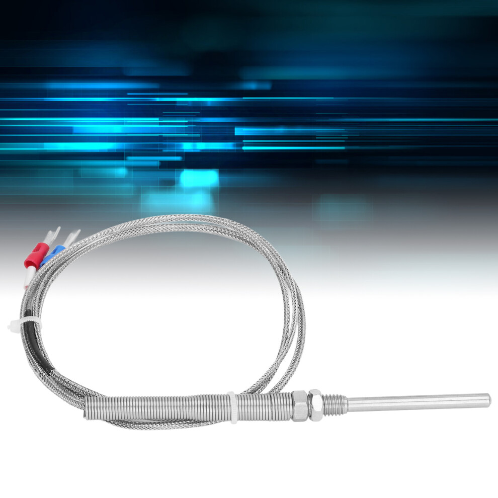 K Type Thermocouple Sensor 304 Stainless Steel 50mm Probe M8 Thread