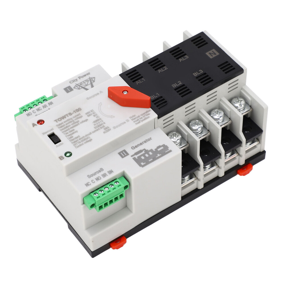 Tongou Double Power Auto Transfer Switch 4P 400V 63A Pc Shell 4341353840780