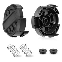 Pack of 2 Trimmer Head Caps and Springs Set for Quickfeed Parts