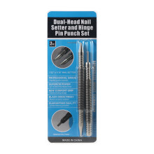 2 Pieces Hammerless Nail Set Punch for Daily Home Maintenance