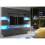 Creative Furniture Panorama Wall TV Unit - Dark Grey with Gloss Doors and LED Lights 4