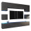 Creative Furniture Panorama Wall TV Unit - Dark Grey with Gloss Doors and LED Lights 6