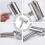 Non-Stick Stainless Steel Rolling Pin Silver Kitchen Dough Roller 7