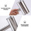 Non-Stick Stainless Steel Rolling Pin Silver Kitchen Dough Roller 10