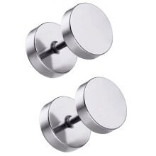 Herren Hantel Ohrringe Schraub Ring Ohrringe Gothic Schmuck