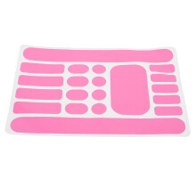 Accessories Schutzeinsatz Kettenschutz 24,00x17,00x0,20cm Rosa