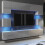 Creative Furniture Panorama Wall TV Unit - White & Grey with Gloss Doors and LED Lights 3