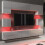 Creative Furniture Panorama Wall TV Unit - White & Grey with Gloss Doors and LED Lights 5