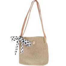 Strohgeflecht Sommerhandtasche, Große Kapazität, Schultertasche
