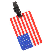 American Flag Bagage Tag Labels Hangend Wandrek