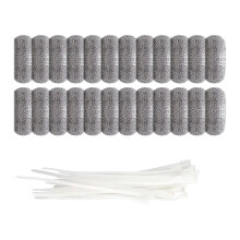 Pack Of 24 Stainless Steel Mesh Drain Filters For Washing
