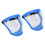2 Stück Kinder Blaugraue Transparent PC-Gesichtsschutzschilde mit Filter-Baumwollpad 4