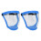 2 Stück Kinder Blaugraue Transparent PC-Gesichtsschutzschilde mit Filter-Baumwollpad 15