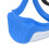 2 Stück Kinder Blaugraue Transparent PC-Gesichtsschutzschilde mit Filter-Baumwollpad 7