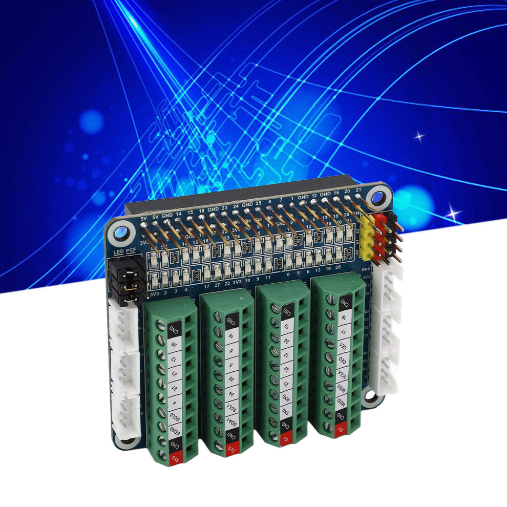 Sensor Expansion Board For 4B 3B Cm4 Pcf8591 Led Gpio Io Port Module 4121353846711