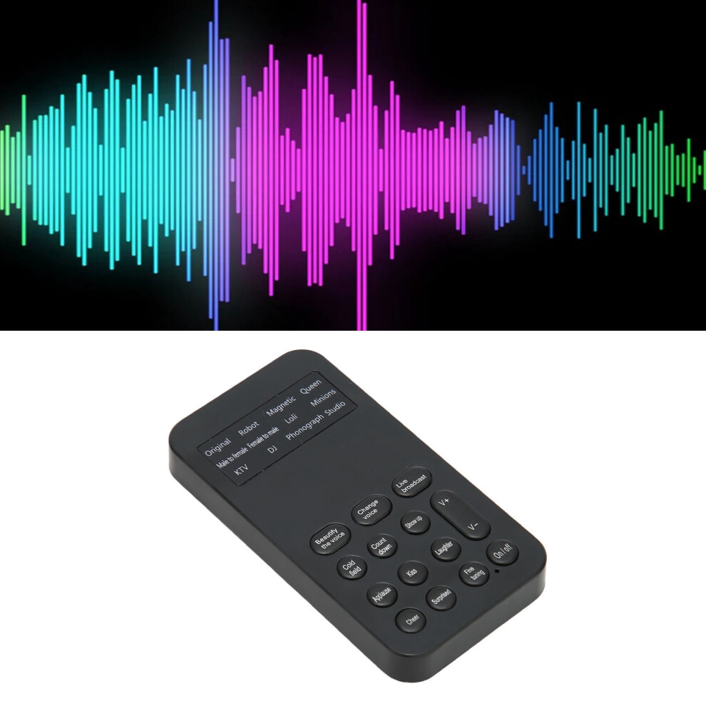 Portable Voice Changer Handheld Device 8 Sound Effects For Phone Calls Gaming 8471353847246