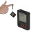 Schwarzes digitales LCD-Mini-Metronom USB 1000 mAh 13