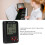 Schwarzes digitales LCD-Mini-Metronom USB 1000 mAh 12